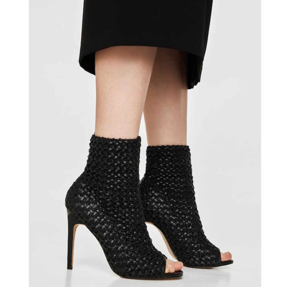 Zara braided ankle boots sandals - Picture 3 of 8